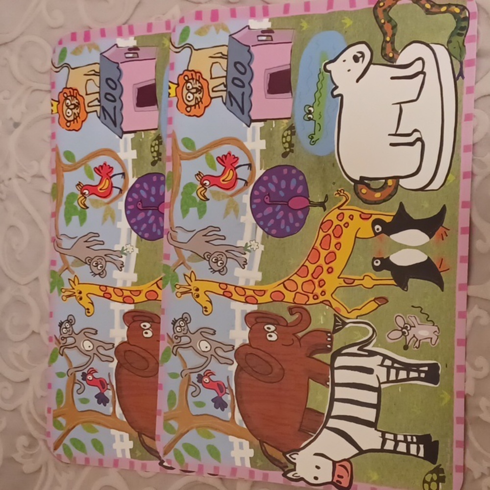 Childrens placemats lot of 2